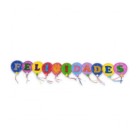 Letrero Foami Felicidades Globos