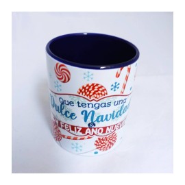 Taza Colores Dulce Navidad