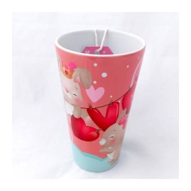 Taza alta Conejo Corazón