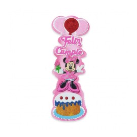Letrero Foami Minnie Mouse Pastel